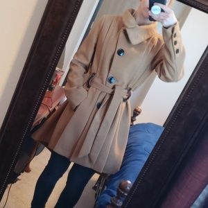 Madden Girl Coat Camel Color